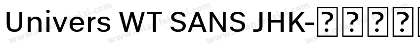 Univers WT SANS JHK字体转换